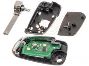 Carcasa adaptación compatible para telemandos Peugeot,espadin HU83, 2 botones